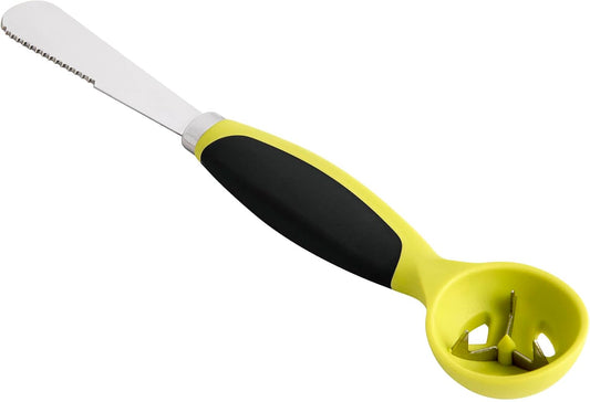 Kitchen All-in-1 Avocado Tool, Stainless Steel Blade and Non-Slip Grip