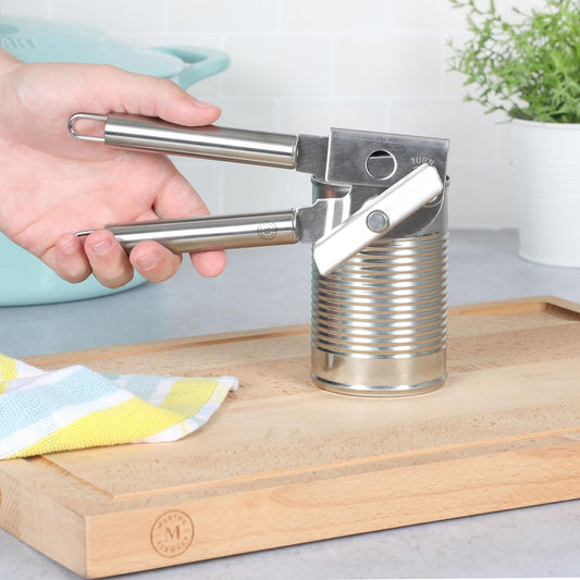 Sprucedale Stainless Steel Heavy Duty Can Opener – Durable and Easy-to-Use Manual Kitchen Tool for Effortless Opening