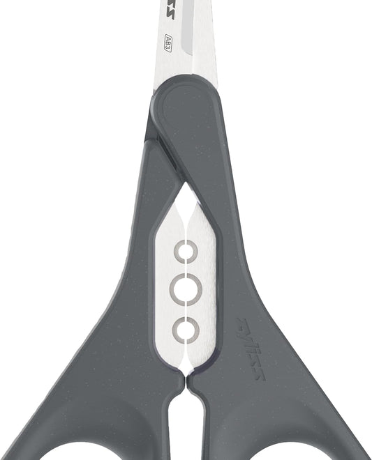 Herb Snippers with Integrated Stem Stripper – Precision Blade Kitchen Scissors for Fresh Herbs, Parsley, Cilantro & Chives – Ergonomic Wheat Straw Handle, Left/Right-Handed, Dishwasher Safe