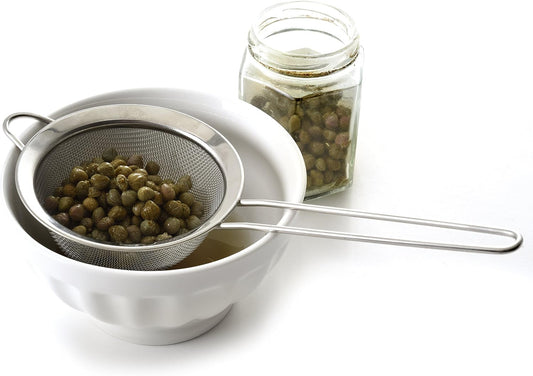 Stainless Steel Strainer, 4-inch, Silver, 1 Count (Pack of 1)