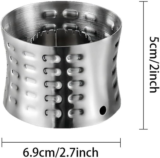 2 Pcs Professional Stainless Steel Corn Stripper & Cutter with Serrated Blade and Non-Slip Grip for Easy Kernel Removal