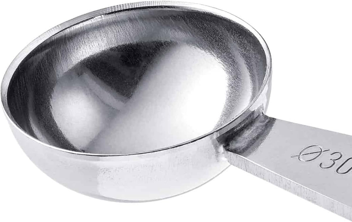 Double Melon Baller - 0.4 in (10 mm) - Stainless Steel Scoop for Fruits, Vegetables, Butter & More - Comfortable, GreenGrip Handle - Dishwasher Safe - Made in Germany