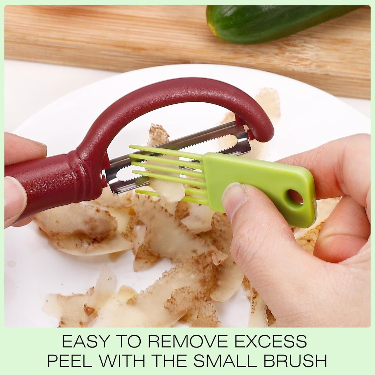 Upgrade Potato Peeler for Kitchen, 6PCS Stainless Steel Vegetable Peeler, I and Y Veggie Food Peeler for Apple Fruit Carrot Zucchini Cucumber,Good Grip Makes Peeling Very Easy