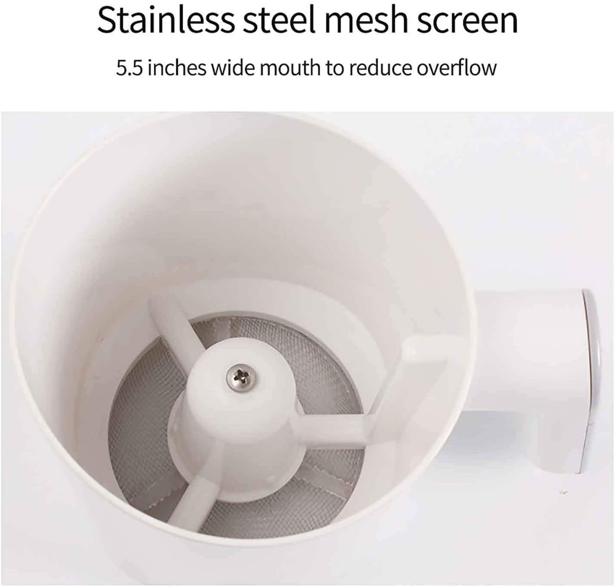 Electric Flour Sifter, 4 Cup Battery Operated Handheld Sifter for Baking | Automatic Flour Sieve, Fine Stainless Steel Mesh, Easy to Clean, Large Capacity Cooking Tool for Kitchen and Pastry Baking