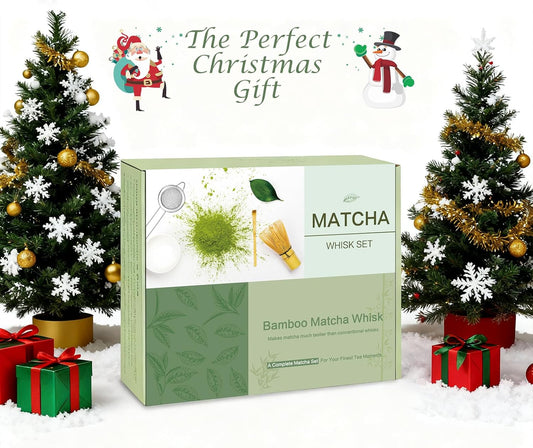 Matcha Whisk Set, Ceramic Matcha Bowl with Spout, Bamboo Whisk, Chasen Holder, Sifter, Traditional Scoop, Complete Tea Making Kit for Matcha Lovers, Beginner Starter Gifts for Women Men
