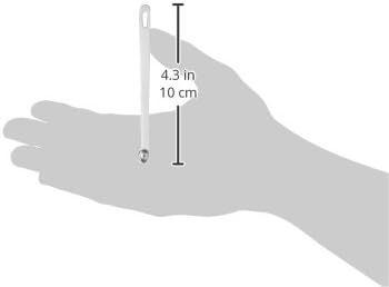 Wadasuke Manufacturing Extra Thick Measuring Spoon, 1/10 Spoon, 4911-0010 Silver