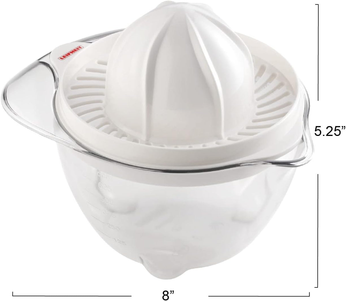 Manual Citrus Juicer White - Durable Stainless Steel & ABS Plastic
