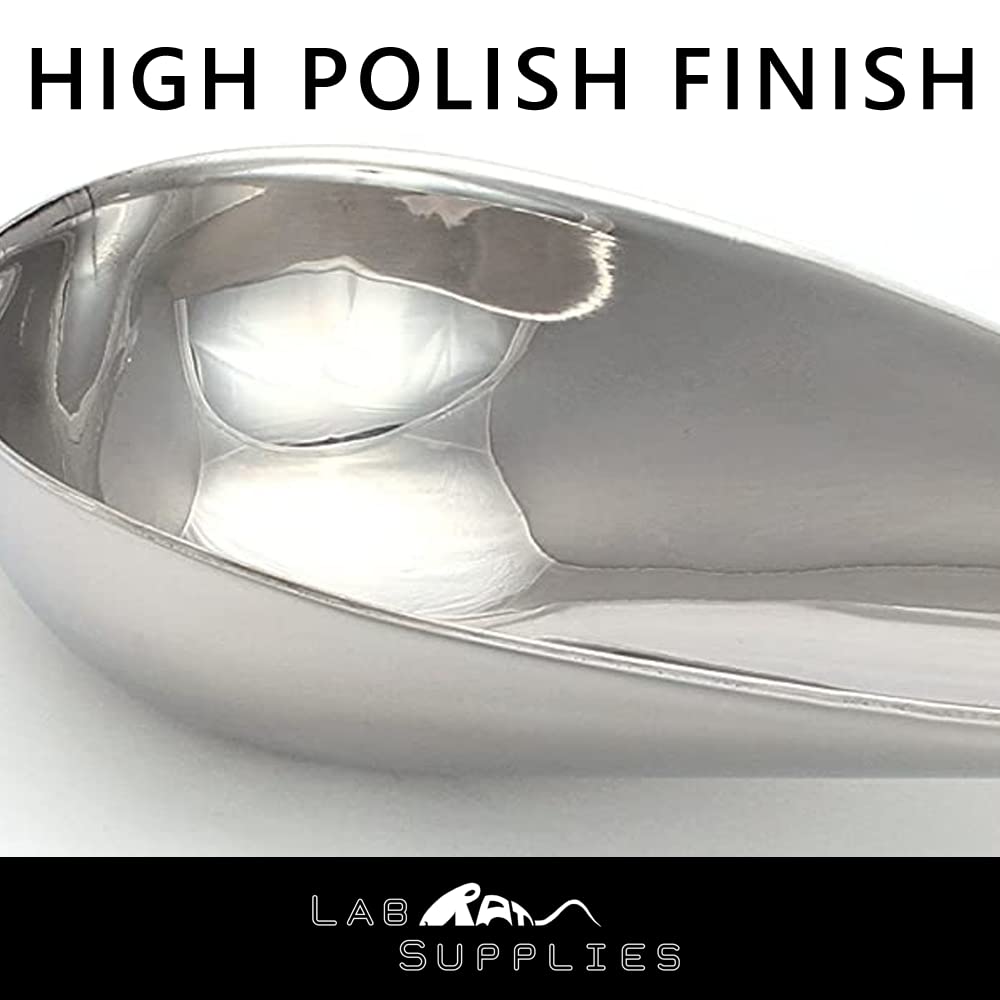 12 oz Stainless Steel Scoop, 10” L x 3.3” W | for Ice, Dog & Cat Food, Popcorn, Coffee, Candy, Sugar, Flour, Dry Goods, etc.