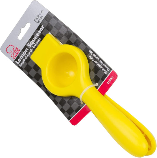 Classic Plastic Lemon Squeezer, 6.5 inch, Yellow