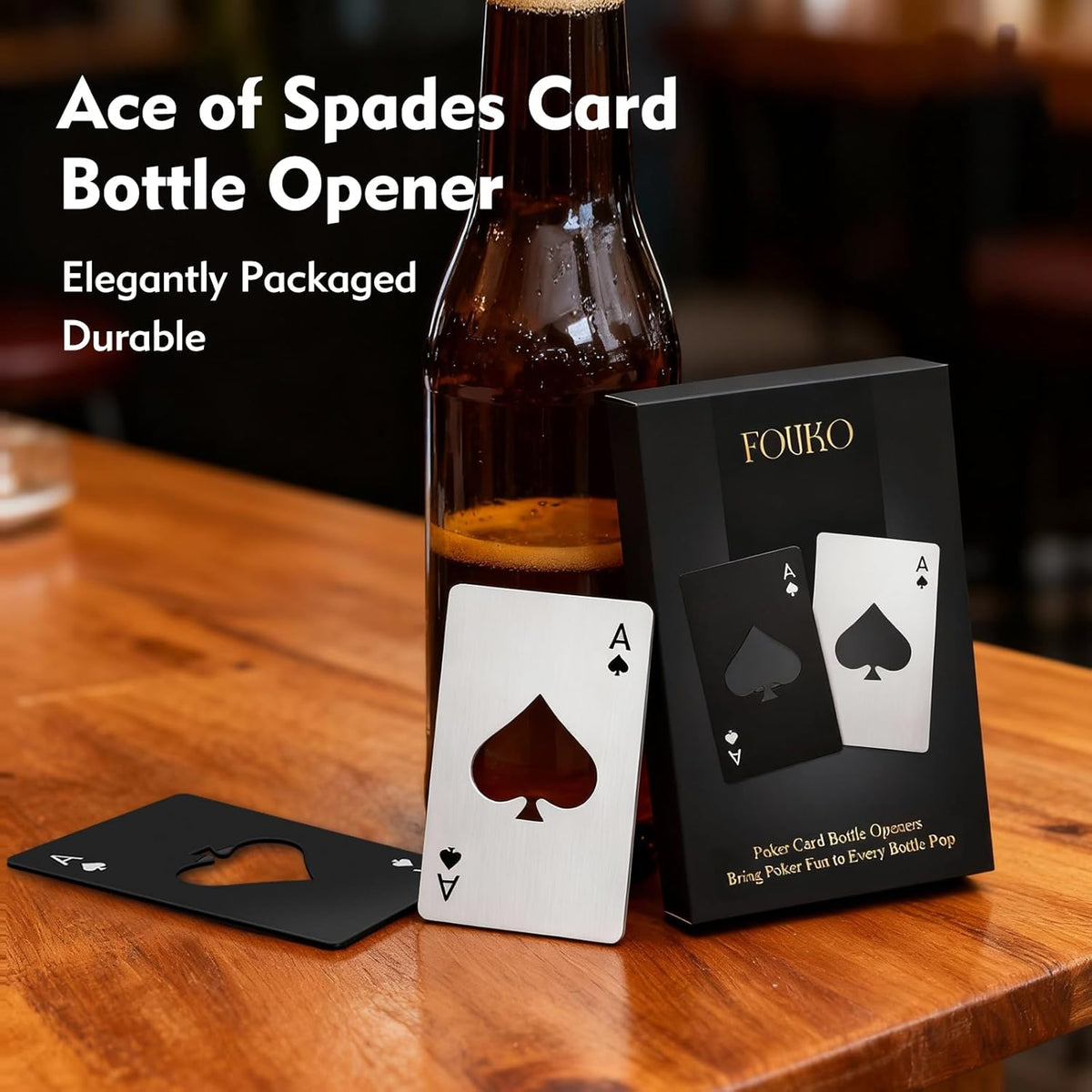 4 Pcs Credit Card Bottle Opener, Wallet Bottle Opener