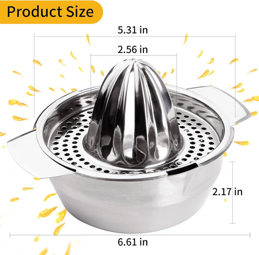 Stainless Steel Fruit Lemon Juicer,Manual Juicers Fruit Hand Squeezer For Kitchen Tool
