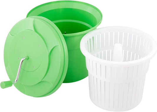 Wutfly 5 Gallon Large Commercial Manual Salad Spinner/Dryer