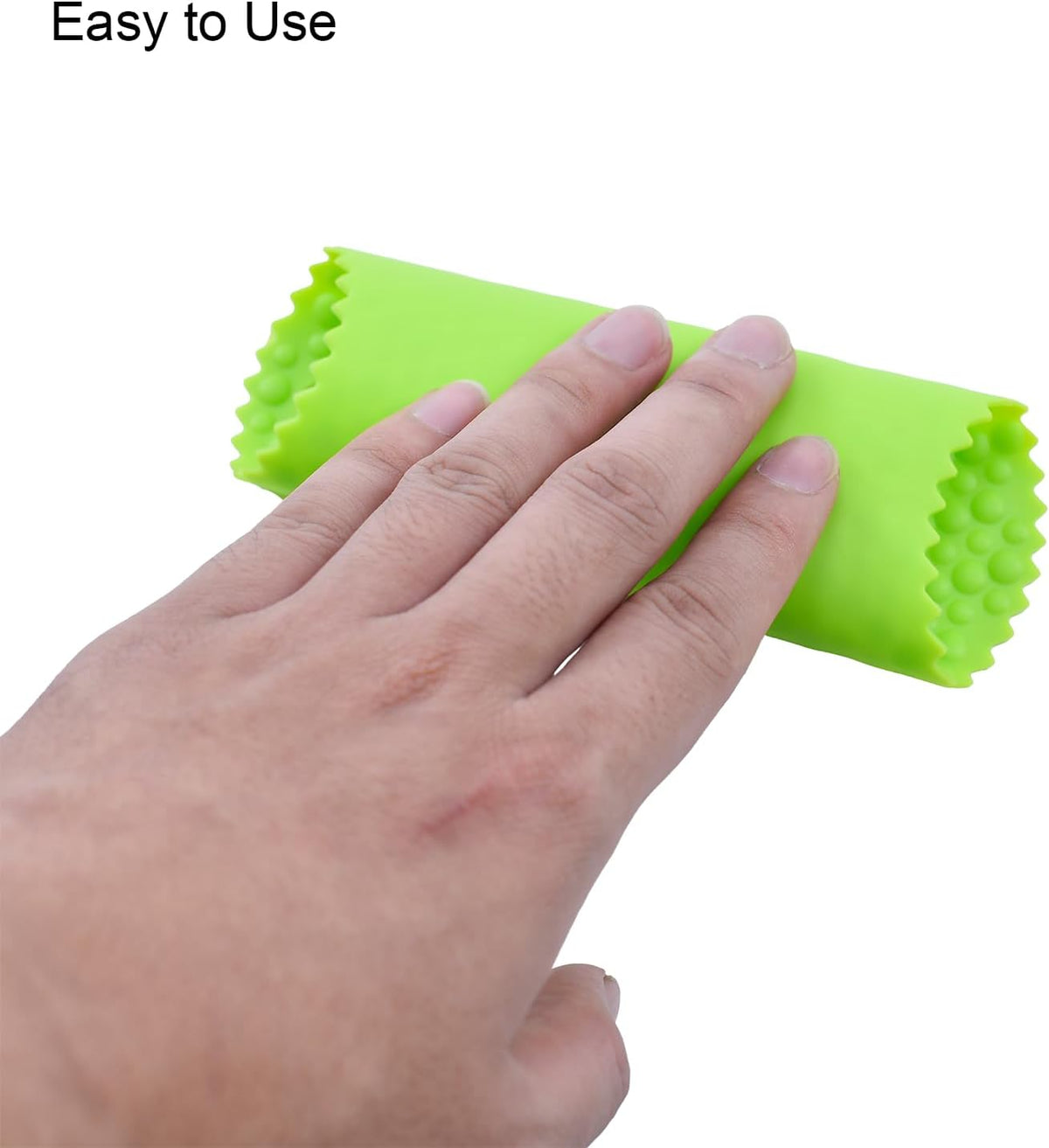 3Pack Silicone Garlic Peeler, Garlic Peeler Skin Remover Roller Keeper, Garlic Tube Rollers Skin Remover (Yellow, Green, Blue)