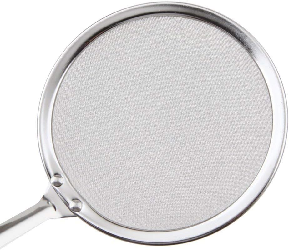 Fine Mesh Strainer, 4 Pack Stainless Steel Skimmer Spoon for Hot Pot Foam and Grease