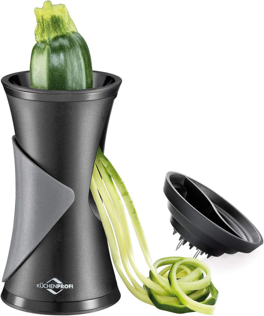 Küchenprofi K1350001000 Olera Spiralizer for Vegetables, 6" H x 3.5" diameter, Black