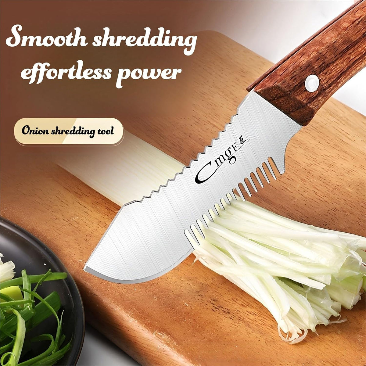Scallion Shredding Knife Multi-Purpose Kitchen Slicer for Onion