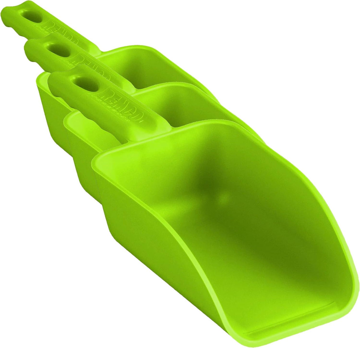 Vikan Remco 630077 Color-Coded Plastic Hand Scoop - BPA-Free Food-Safe Kitchen Utensils, Restaurant and Food Service Supplies, 16 oz, Lime