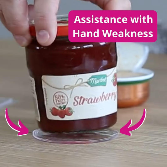 One-Handed Gadget to Secure Any Item, Open Jars & Bottles, Mix Food in A Bowl. Adaptive Equipment for One Hand—Great Gift Idea for Those with Weak or Injured Hands and Stroke Recovery. 3pcs x 3.14"