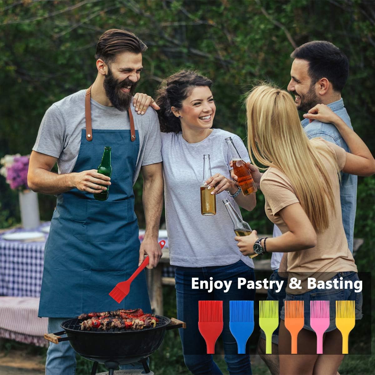 Silicone Basting Pastry Brush Set 2 Pack