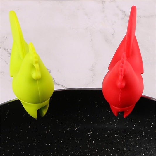Silicone Pot Clip Spoon Utensil Rest Top Spill-proof Lid Lifter Non-Slip Holder Stove Organizer Steam Releaser