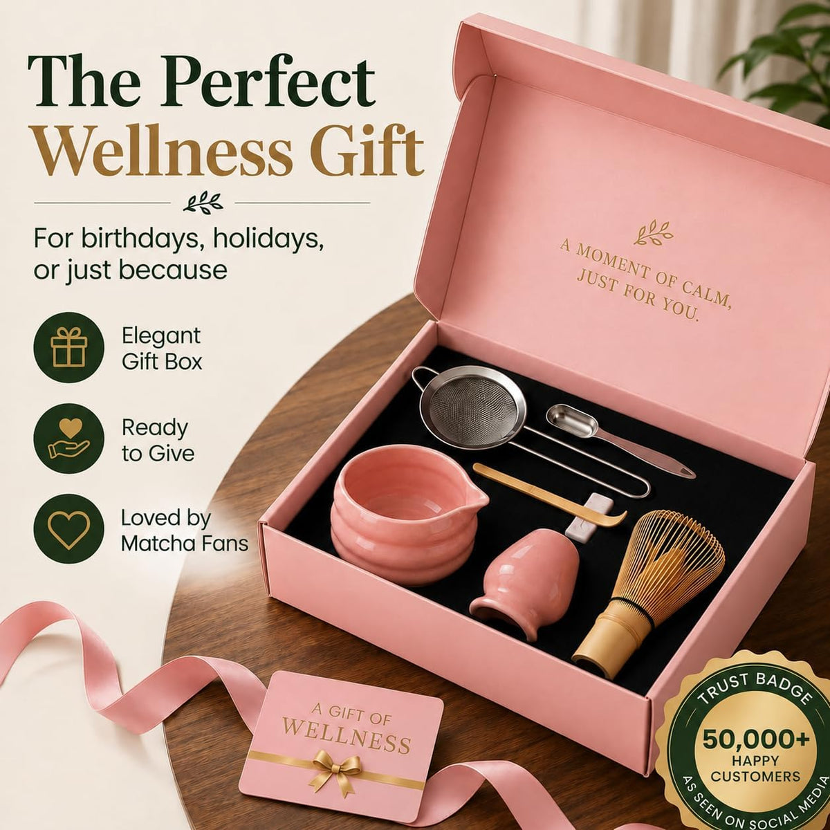 ® MATCHA WHISK SET PREMIUM - Professional Matcha Kit Set with Matcha Bowl, Matcha Whisk, Milk Frother, Spoon, Sifter, Scoop, Stand, Tea Mat, Cloth, Ebook - Matcha Bowl Set