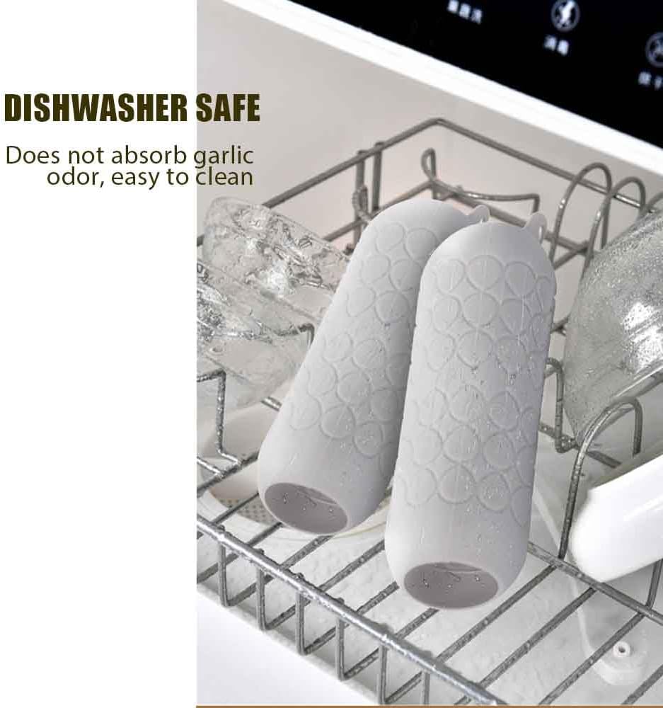 Garlic Peeler Skin Remover Roller Keeper,Easy Quick to Peeled Garlic Cloves with Silicone Tube Roller Garlic Peeling Kitchen Tool