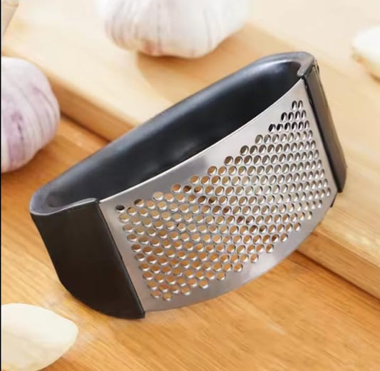 Stainless Steel Garlic Press, Heavy Duty, Easy to Clean