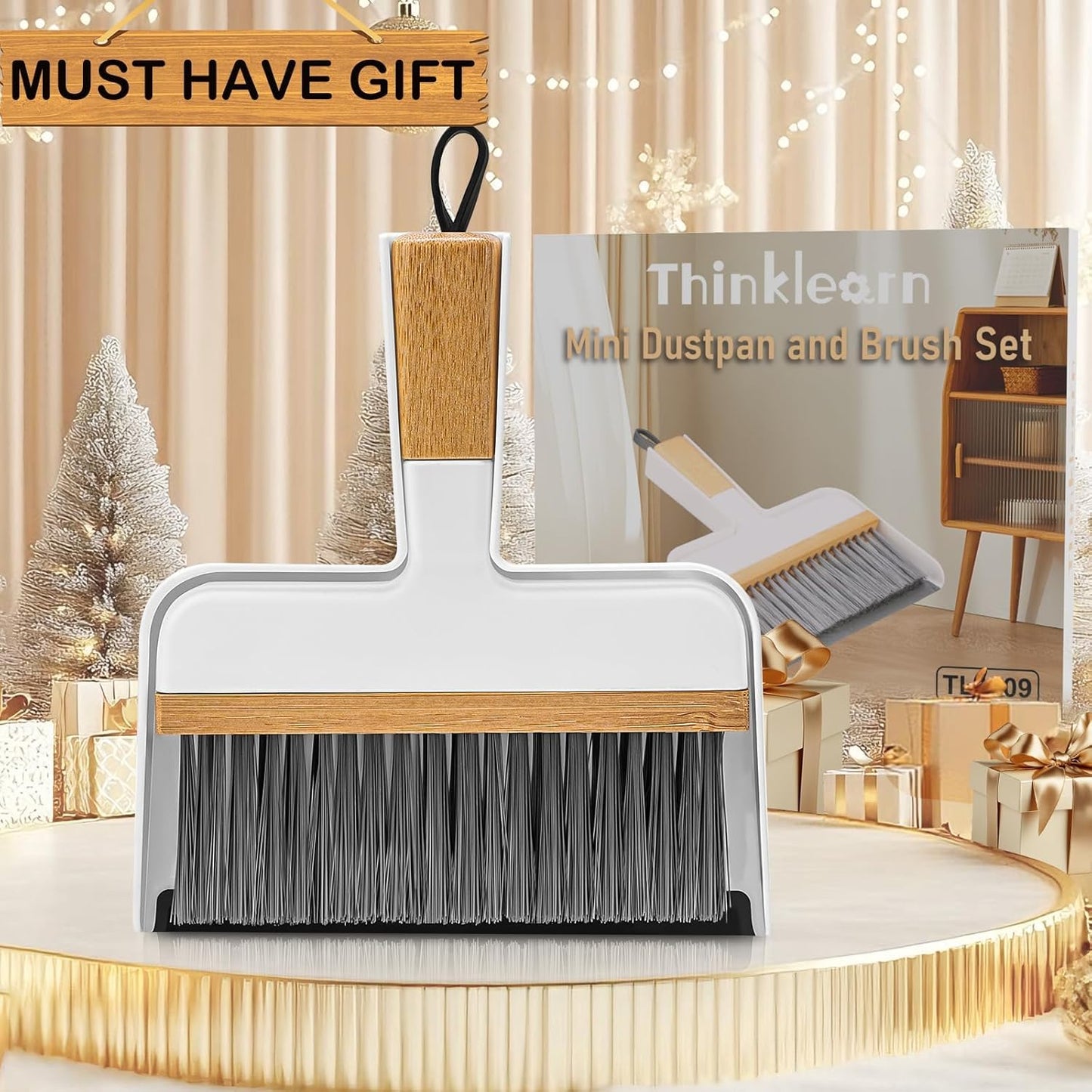 Small Pink Broom & Dustpan Set | Portable Brush Dustpan Combo Set, Green Cleaning Supplies