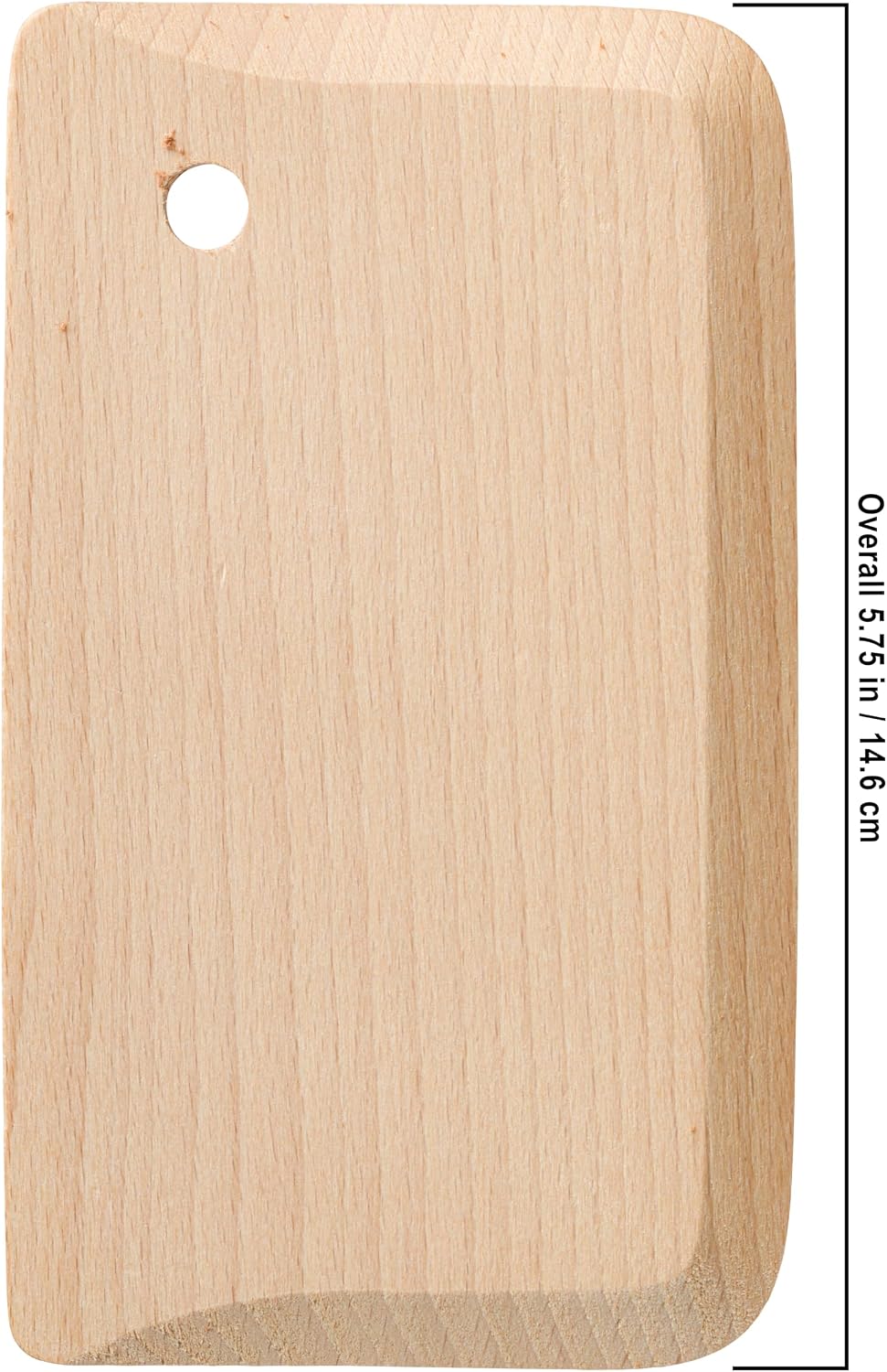 Natural Pig Bristle Pastry Brush with Untreated Beechwood Handle for Basting, Glazing and Applying Eggwash, 7-1/4 inches - Pastry Brush for Cooking and Baking, Made in Germany