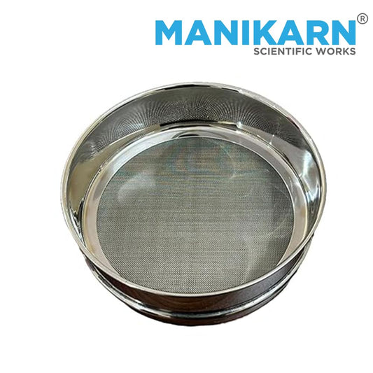 Test Sieve 8 Inch (200mm) – 2800 Micron Mesh, ASTM No. 7 – Grade 304 Stainless Steel Frame & Mesh – Laboratory Sieve for Soil, Sand, and Particle Size Analysis