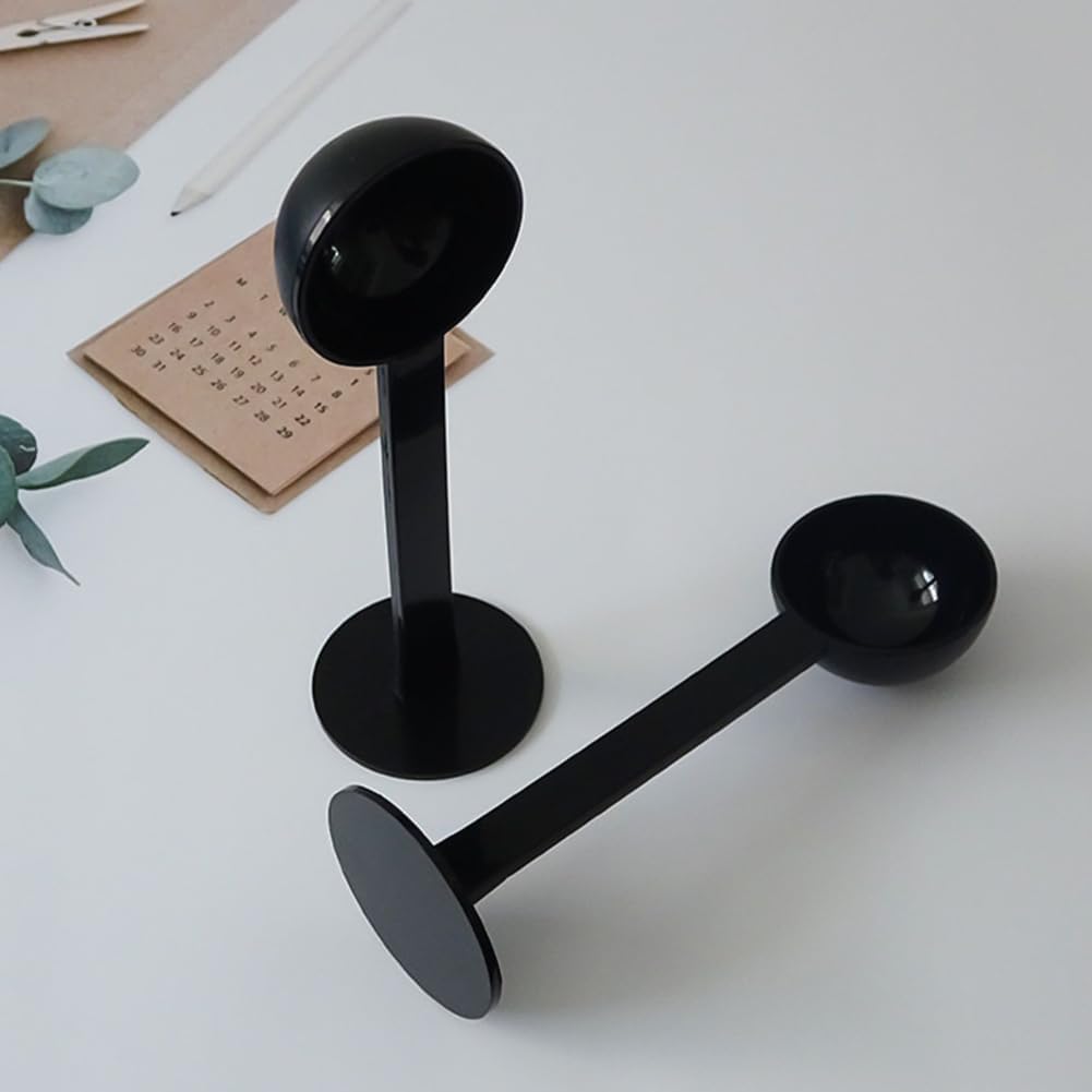 3 PACK 2-In-1 Black Espresso Coffee Bean Spoon, Tamping Scoop Tamper Tea Tool