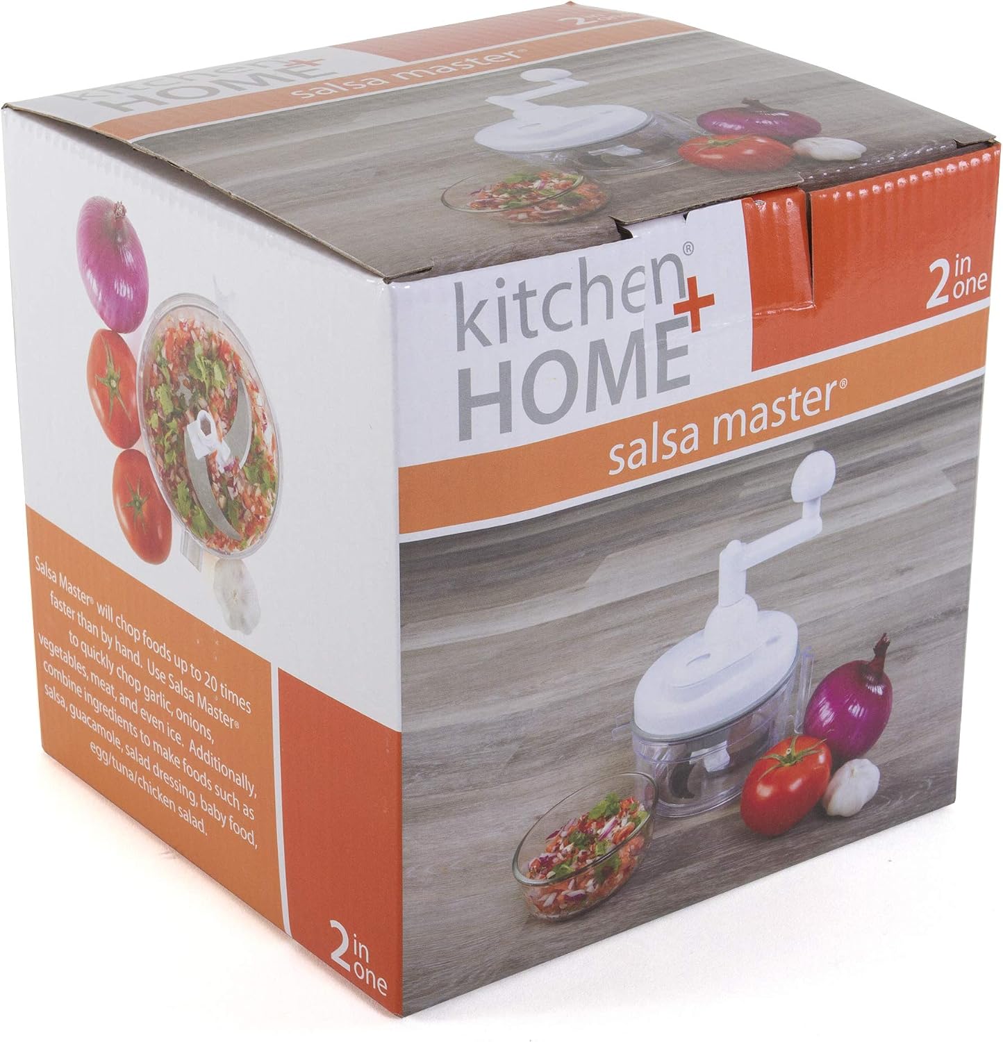 Salsa Maker, Food Chopper, Mixer and Blender - Manual Food Processor