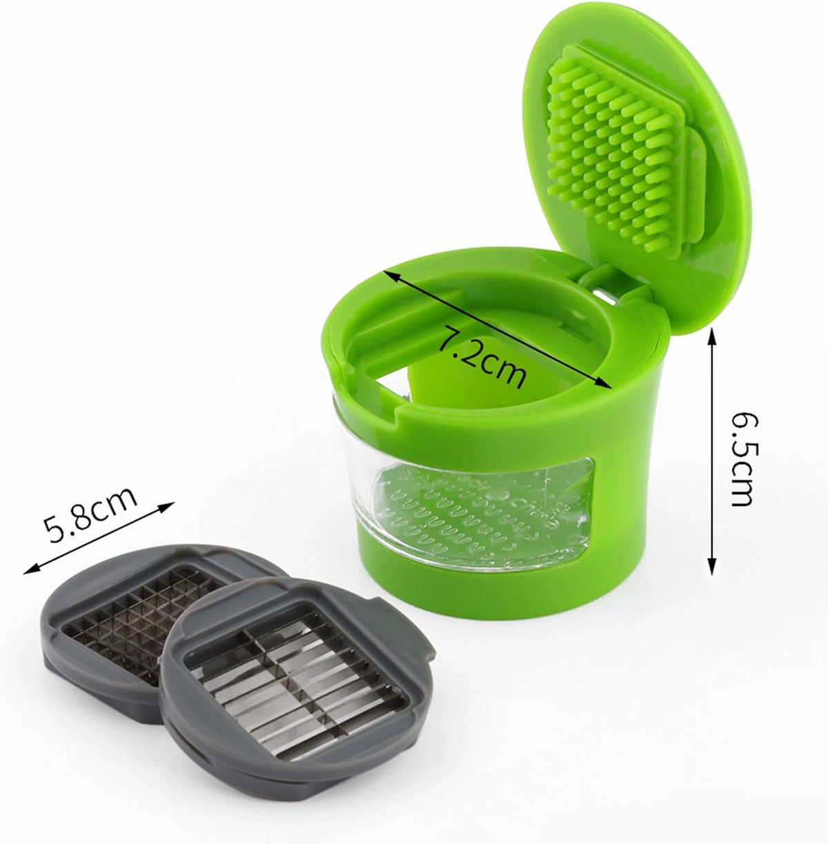 2 pieces set Silicone garlic peeler Garlic press; garlic crusher; garlic cutter; garlic mincer; garlic chopper; garlic masher; silicone tube roller peel garlic