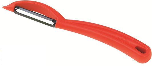 Straight/Serrated Swiss Swivel Peeler, Set of 2, Green/Red