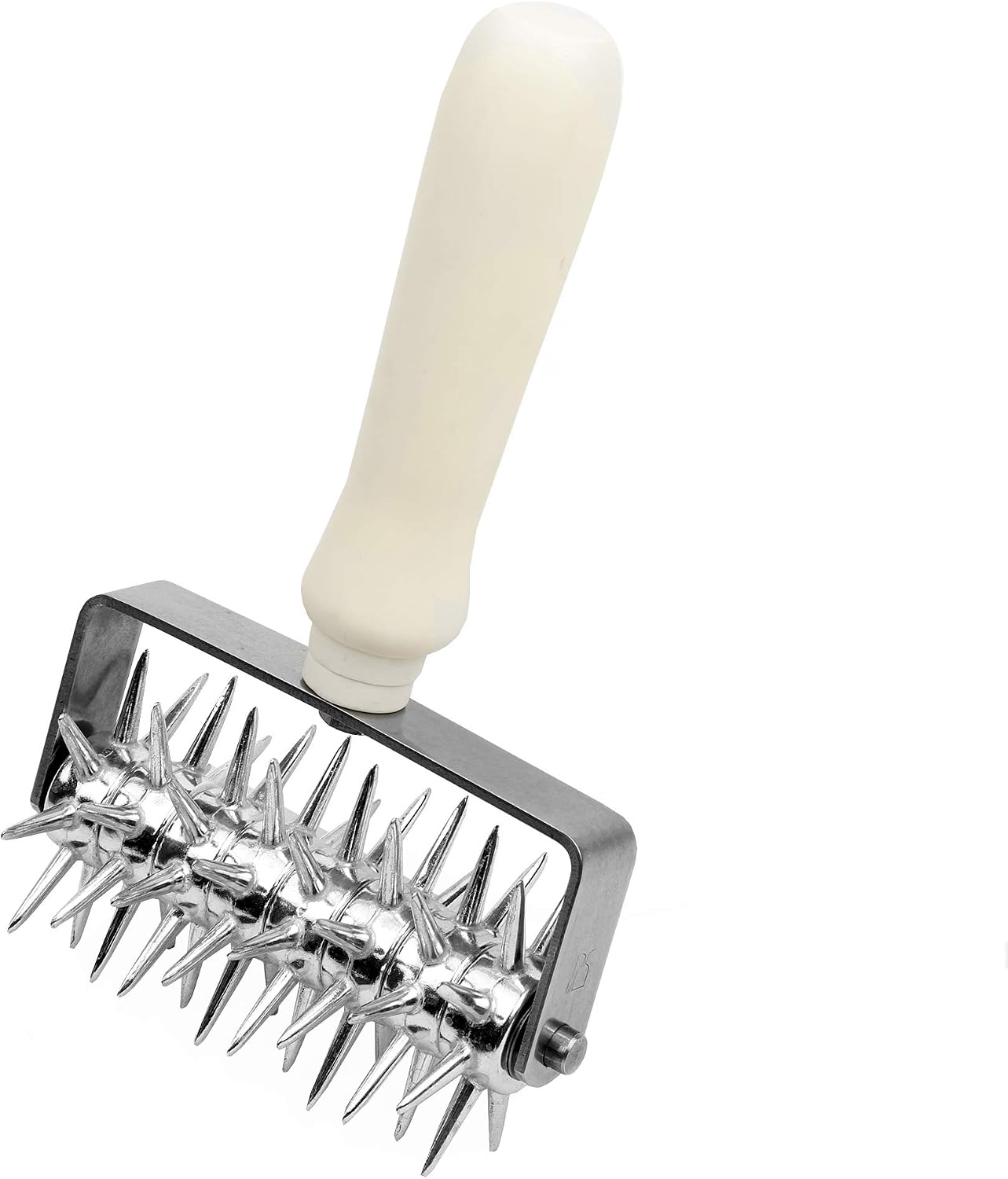 Commercial Dough Roller Docker 4-3/4 Inch Wide with Plastic Handle