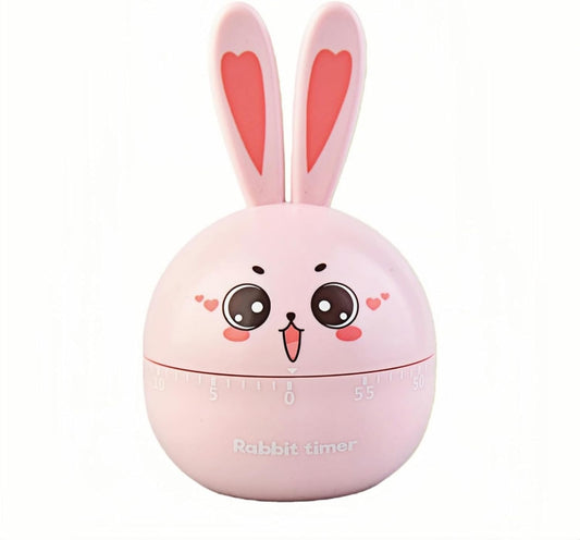 Cartoon Mechanical Kitchen Timer, 60 Minutes Countdown Timer, Mechanical Visual Timer for Kids - No Batteries Required, Kitch