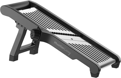 Austria Mandoline Slicer for Kitchen, Adjustable Vegetable Chopper, Fruit, Cheese Grater, Potato Chips Slicer - Black