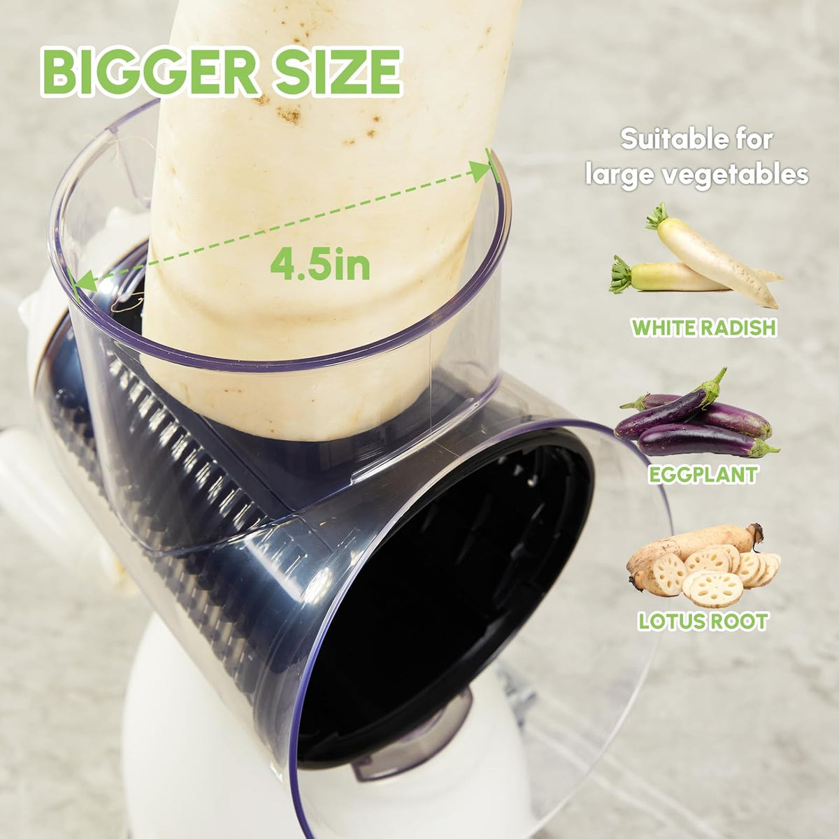 Rotary Cheese Grater with Handle – Vegetable Slicer & Cheese Shredder with 5 Stainless Steel Blades, Strong Suction Base & Storage Box for Kitchen
