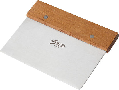 Stainless Handle Bench Scraper, 5.9-Inches by 3-Inches, Stainless Steel