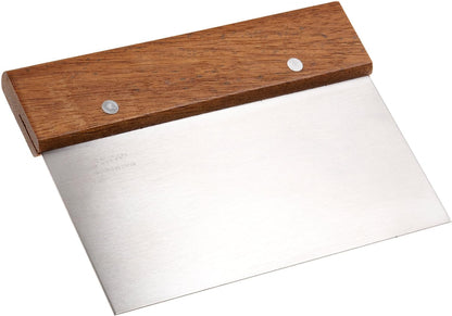Stainless Handle Bench Scraper, 5.9-Inches by 3-Inches, Stainless Steel
