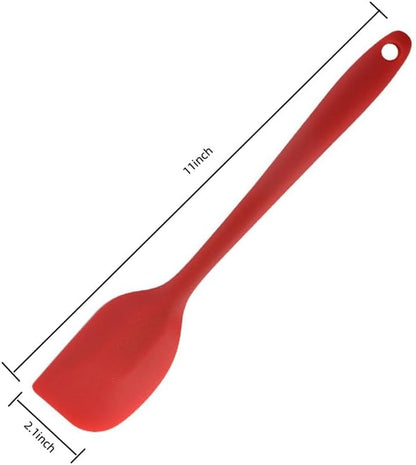 8Pcs Silicone Spatula Set w/Basting Brush – Heat Resistant Rubber Scraper Spatulas for Cooking Baking, Non-Stick Safe, Food Grade BPA-Free, Dishwasher Safe