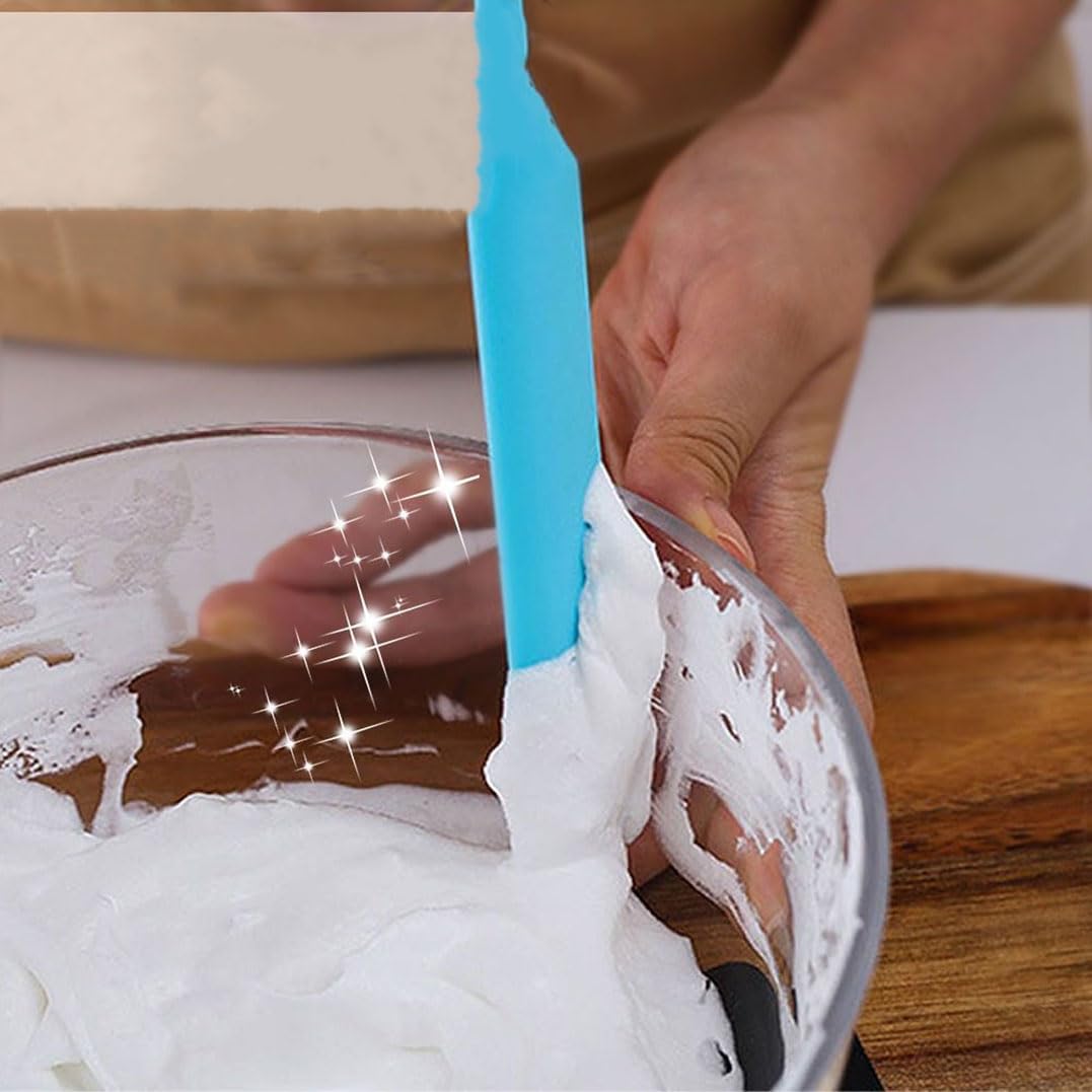 8Pcs Silicone Spatula Set w/Basting Brush – Heat Resistant Rubber Scraper Spatulas for Cooking Baking, Non-Stick Safe, Food Grade BPA-Free, Dishwasher Safe