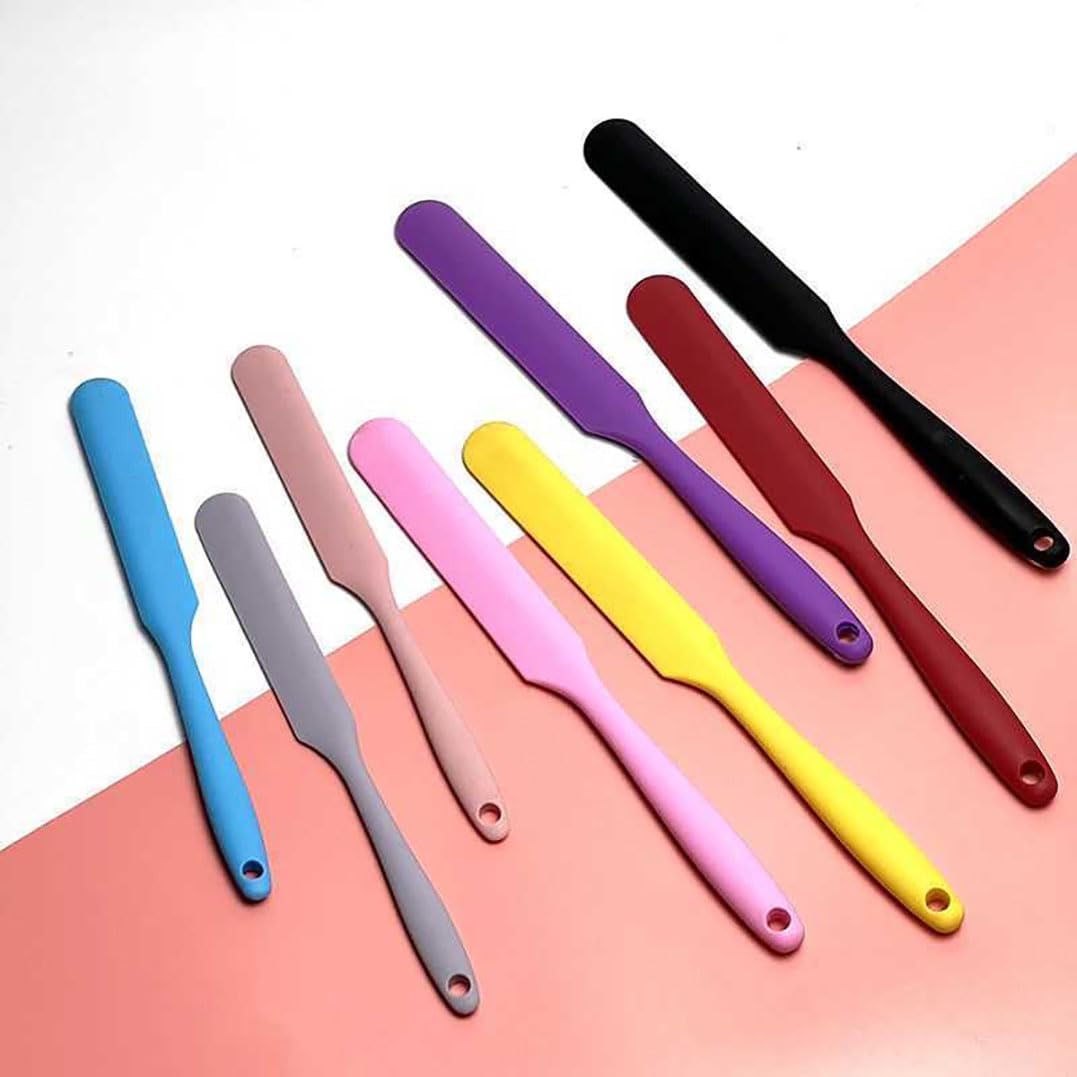 8Pcs Silicone Spatula Set w/Basting Brush – Heat Resistant Rubber Scraper Spatulas for Cooking Baking, Non-Stick Safe, Food Grade BPA-Free, Dishwasher Safe