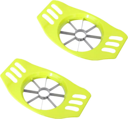 Apple Cutter Professional Apple Slicer Apple Corer Tool, Green, 2 PCS