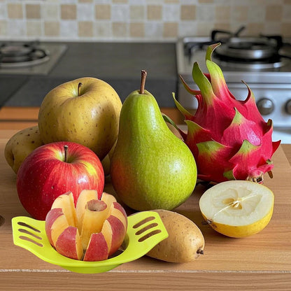 Apple Cutter Professional Apple Slicer Apple Corer Tool, Green, 2 PCS