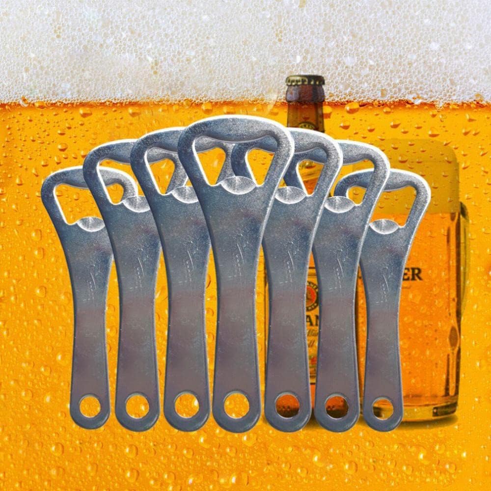 Bottle Opener Bulk,20 Pieces 3.6'' Beer Bottle Opener Keychain Wholesale