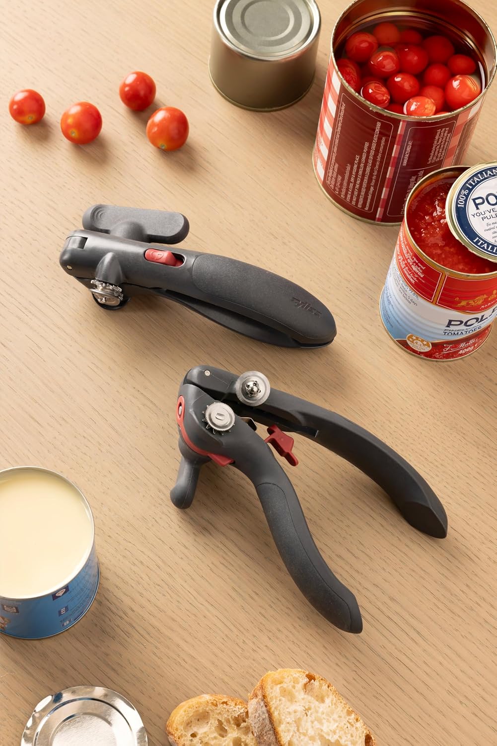 Lock N' Lift Manual Can Opener, Features Lid Lifter Magnet, Green