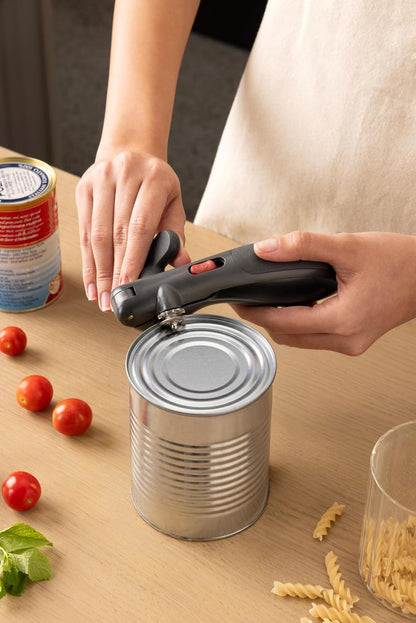 Lock N' Lift Manual Can Opener, Features Lid Lifter Magnet, Green