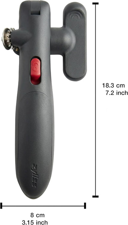 Lock N' Lift Manual Can Opener, Features Lid Lifter Magnet, Green