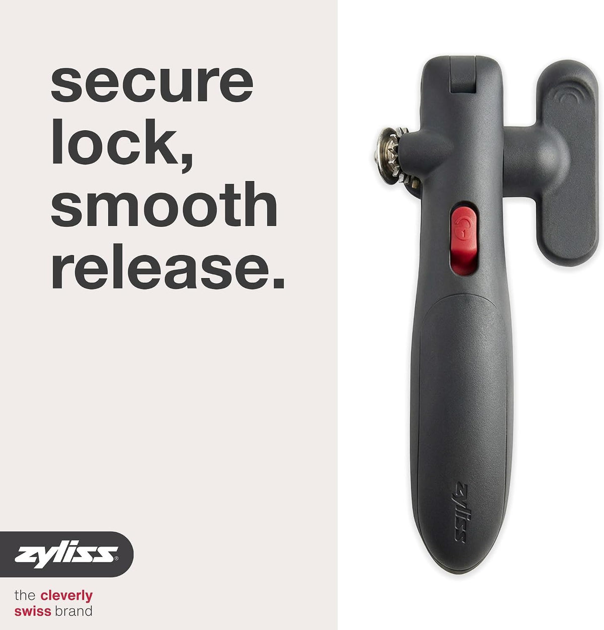 Lock N' Lift Manual Can Opener, Features Lid Lifter Magnet, Green